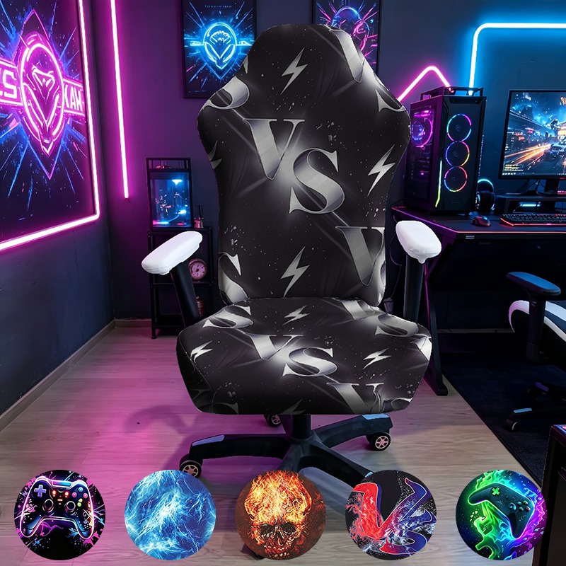 Esports Gaming Chair - Elastan Esnek Oyun Koltuğu Kılıfı Neon