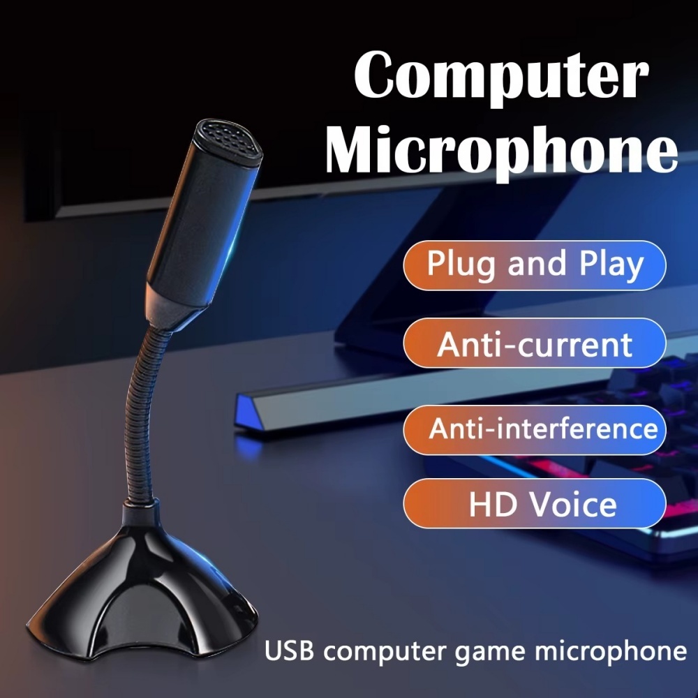 Streaming Mic Condenser - Dizüstü bilgisayar ve bilgisayarlar için USB