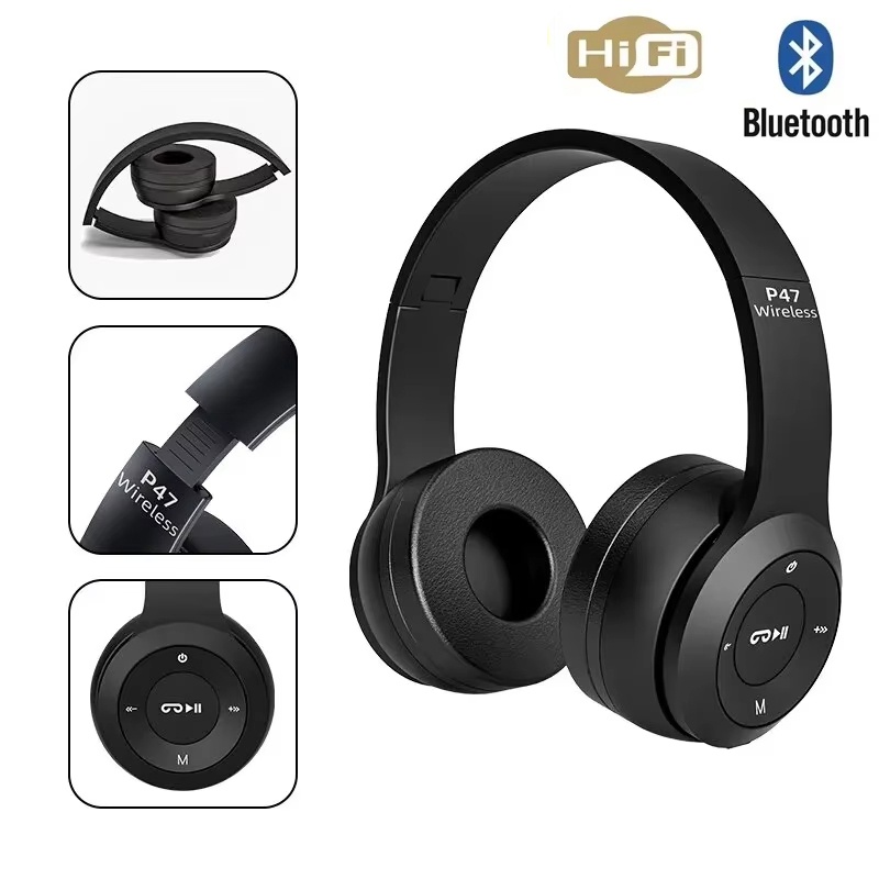 Esports Wireless Gaming Headset - HIFI Stereo Kulaklık Bluetooth Kulaklık Katlanır