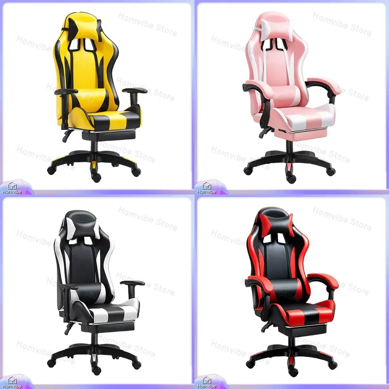 Esports Gaming Chair - Ergonomik Oyuncu Koltuğu, Bel Desteği ve