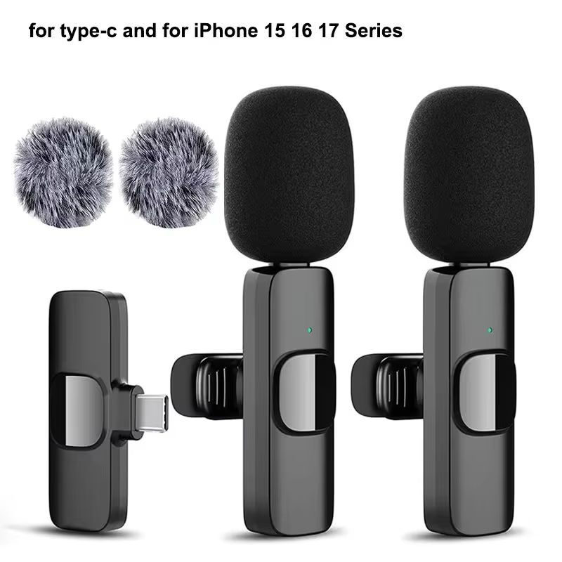 Streaming Mic Condenser - iPhone ve Android için Kablosuz Yaka
