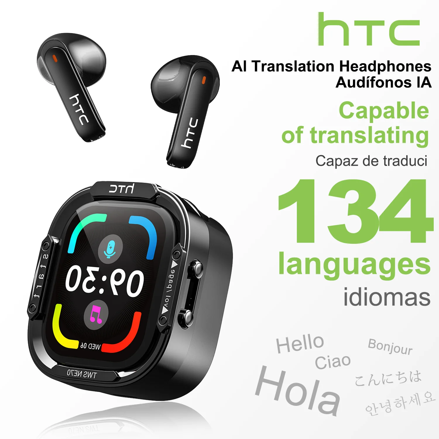 Esports Wireless Gaming Headset - HTC NE70 Bluetooth V6.0 Kulaklık Akıllı