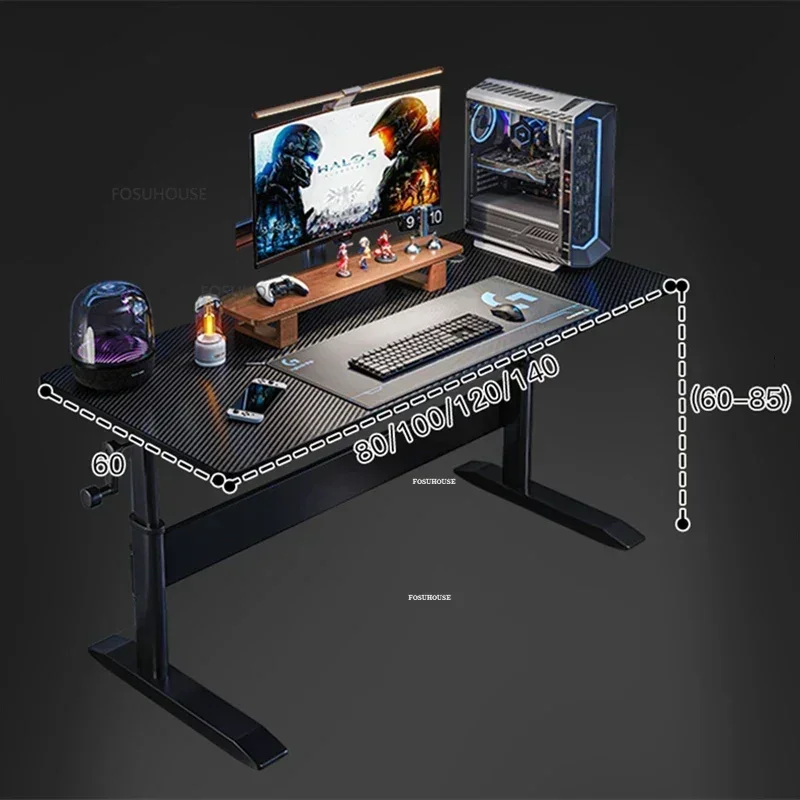Esports Gaming School - # Ayarlanabilir Kaldırılabilir Karbon Fiber Oyun