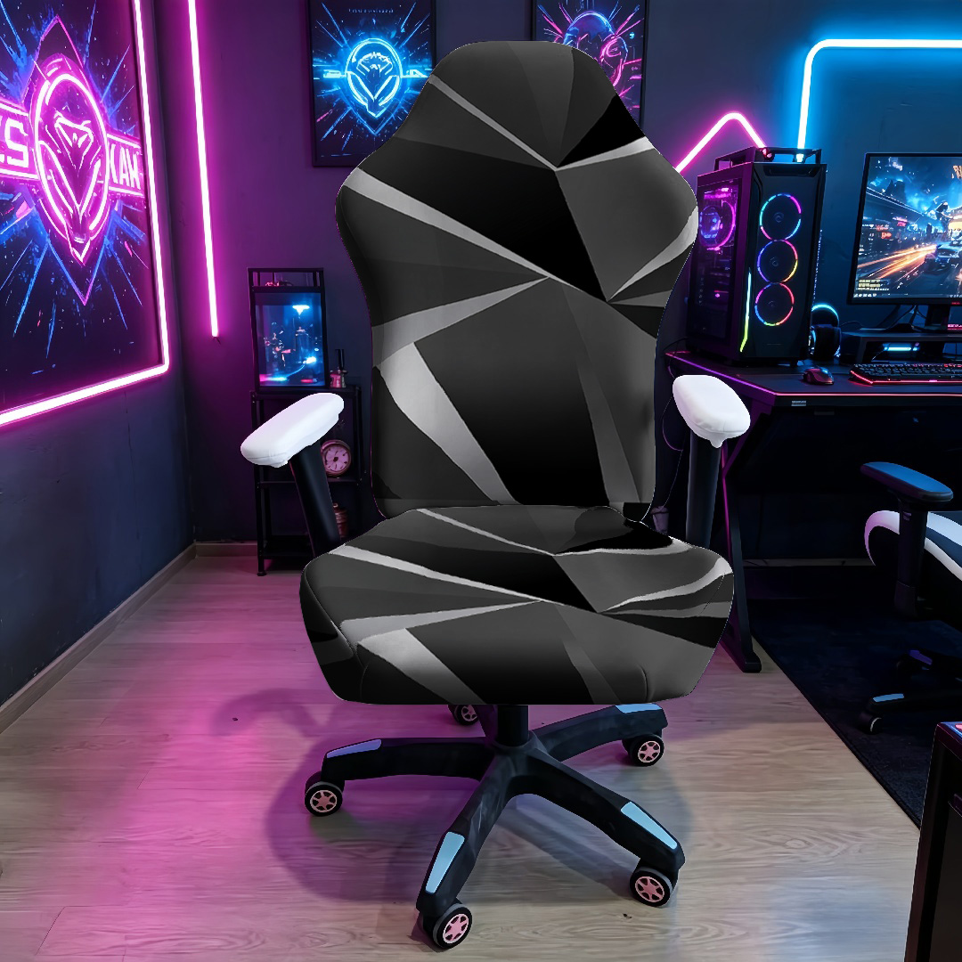 Siyah Gri Geometrik Oyuncu Kol - Esports Gaming Chair incelemesi ve fiyatı