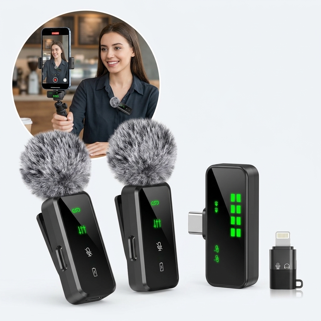 Kablosuz Yaka Mikrofonu, Telef - Streaming Mic Condenser incelemesi ve fiyatı