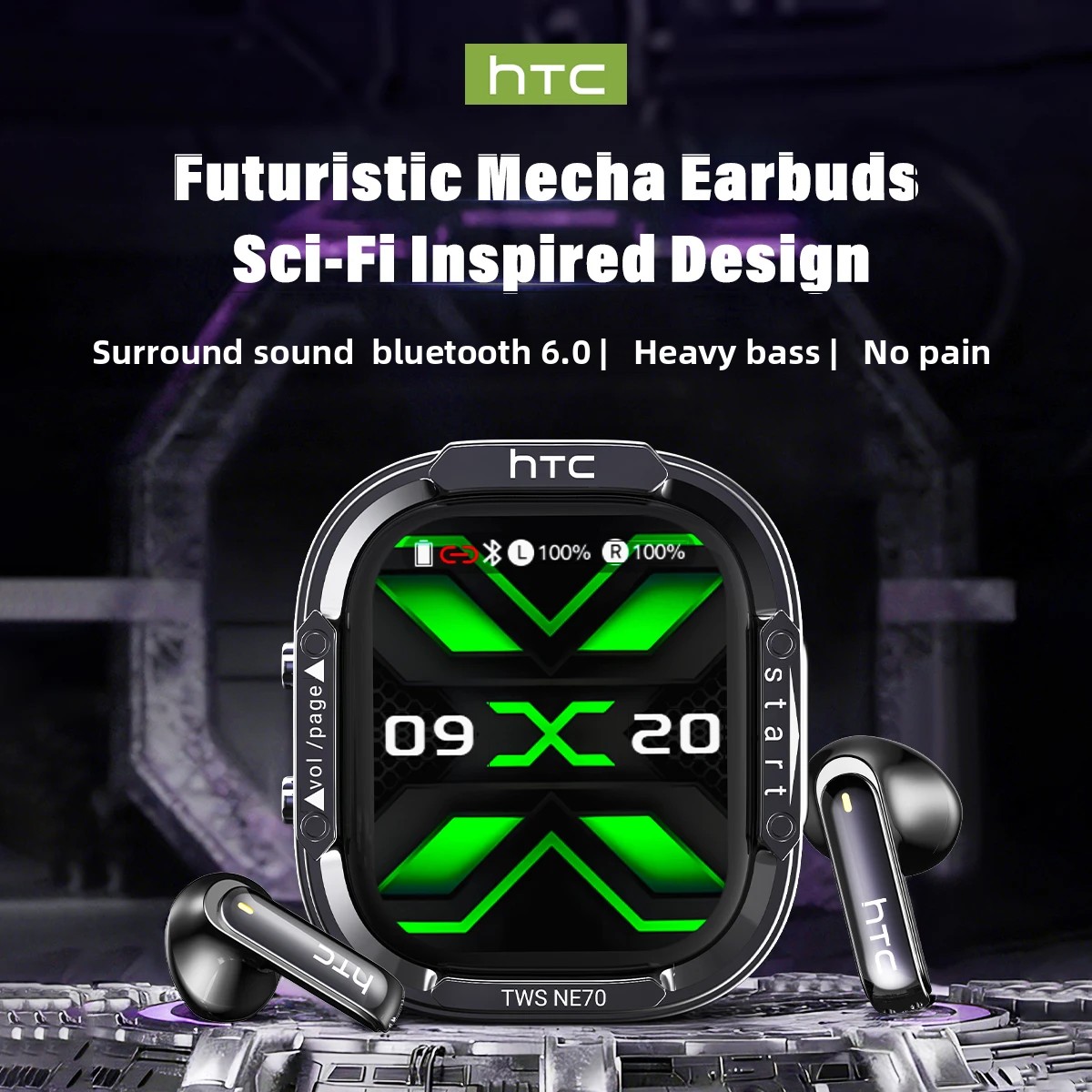 HTC NE70 Bluetooth V6.0 Kulakl - Esports Wireless Gaming Headset incelemesi ve fiyatı